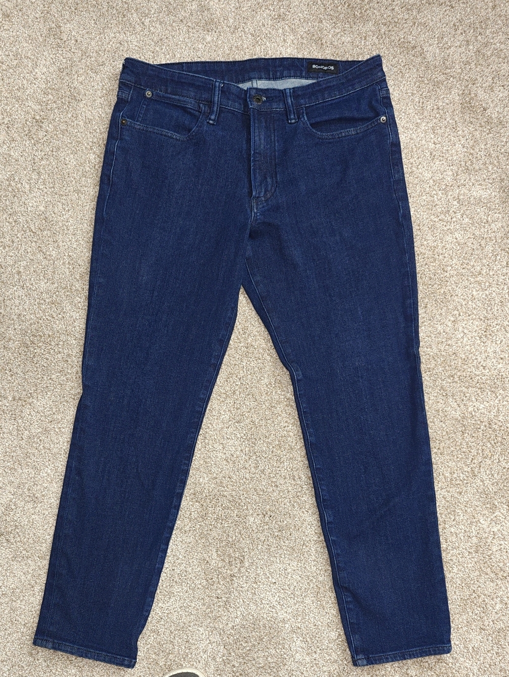 Bonobos Men's Slim Straight Jeans - Dark Indigo